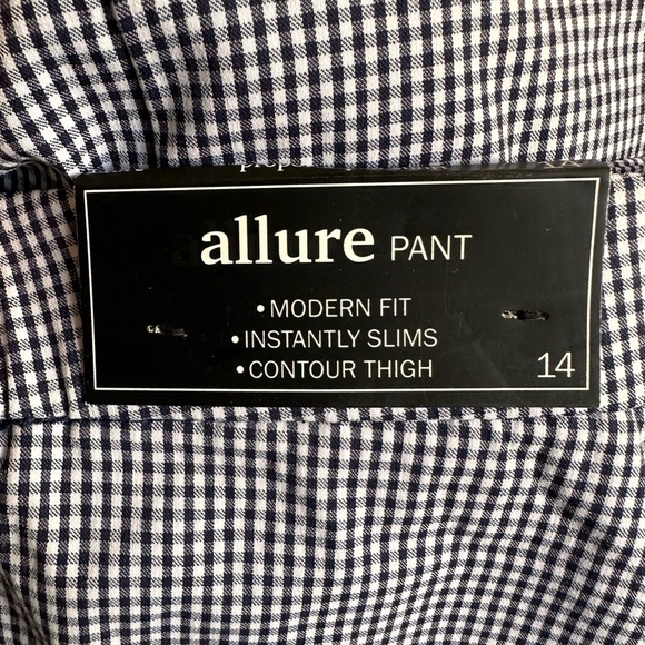 Alfred Dunner 2pc Matching Checkered Lightweight Jacket & Pant - Picture 7 of 9